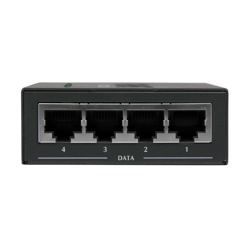 StarTech POEINJ4G 4-Port Gigabit Midspan - PoE+ Injector - 802.3at/af